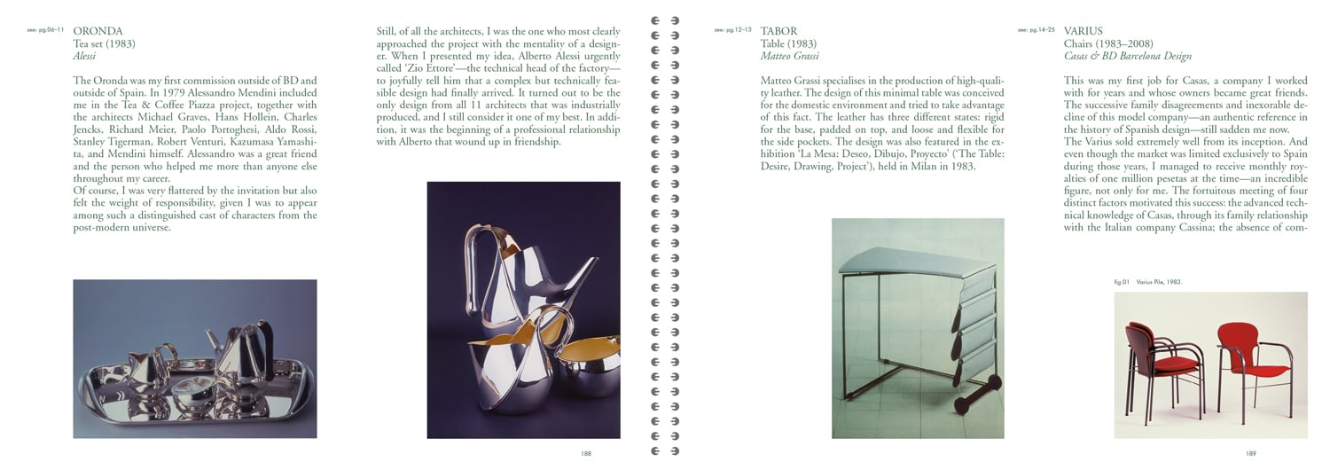 interior from Sketchbook: The Industrial Design of Oscar Tusquets Blanca book