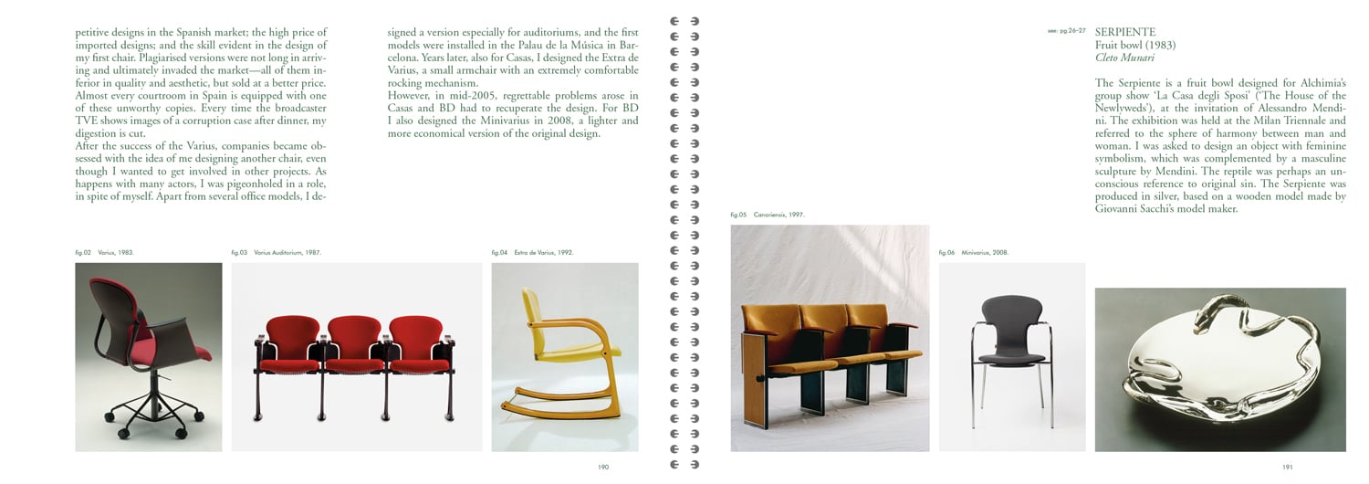 interior from Sketchbook: The Industrial Design of Oscar Tusquets Blanca book